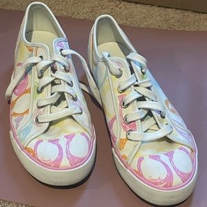 Coach pastel shoes